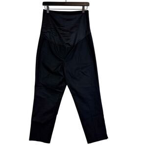 NWT LOFT Maternity Slim Ankle Pants Black 25” - 10 10M